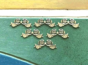 2 ZWILLINGSENGEL mit ÖSTERREICHISCHEN KRISTALLSTEINAUFKLEBERN FÜR BASTELBETRIEBE alles neu. - Bild 1 von 1