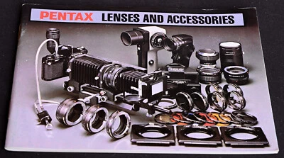 Original Pentax Lenses and Accessories Manual 1981 Edition - Excellent - Image 1 of 3