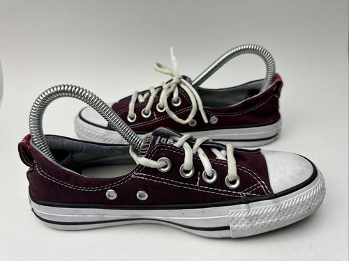 Scarpe Converse Donna 6 Chuck Taylor All Star Shoreline Sneakers Borgogna. Us intime ottimeioni