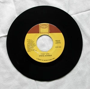 Stevie Wonder ~ That Girl / All I Do ~ 45 RPM ~ 1981 Tamla/Motown ~ NM - Picture 1 of 2
