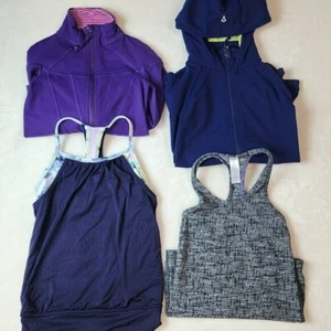 Ivivva Lululemon Kids Girls Tops (Set of 4) Girls size 6 - Picture 1 of 8
