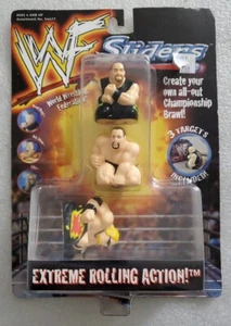 Figurine sliders Hasbro vintage WWF WWE 1999 bordo Big Show Road Dogg - Foto 1 di 6