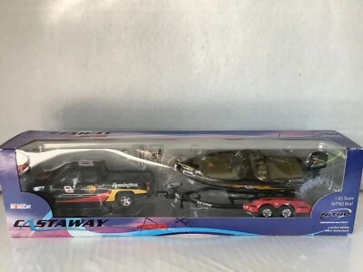 Action 1:43 Castaway #8 Hank Parker Jr. Chevrolet Silverado & Nitro Boat NIB - Image 1 of 4