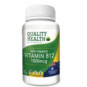 QUALITY HEALTH High Strength Vitamin B12 1000mcg 90 TABLETS AUSTRALIAN MADE - Picture 1 of 3