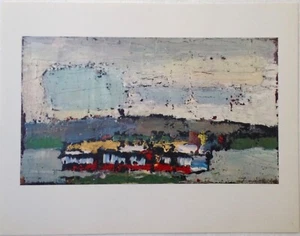 Nicolas  de Staël - Rosny, Boat On The Seine 1952 - Art Print Offset Lithograph - Picture 1 of 6
