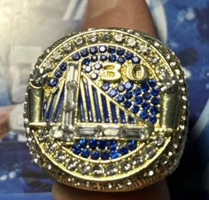 Stephen Curry- 2018 Golden State Warriors Championship Ring- Heavy Replica NBA - Picture 1 of 6