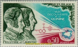 EBS France 1970 - Discovery of Quinine - Pelletier & Caventou - YT 1633 - MNH** - Picture 1 of 1