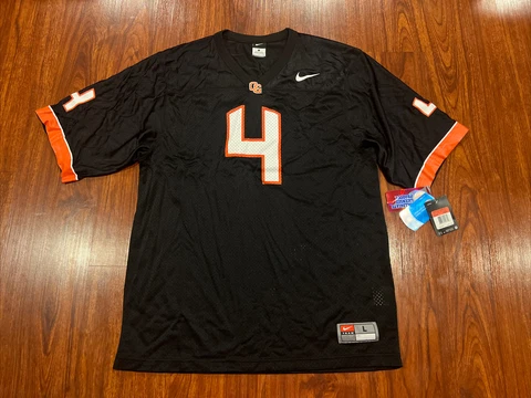 Nike Men’s Oregon State Beavers Football #4 Black Jersey Large L NCAA Cover