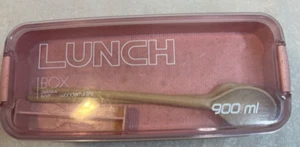 Bentgo Box Lunch Stackable Fork Spoon Pink - Picture 1 of 10