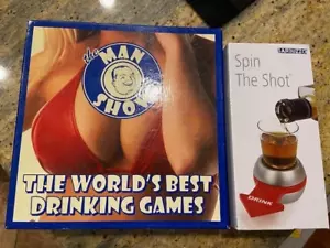 The Man Show The Worlds Best Drinking Games And Spin The Shot Trinkset, gebraucht - Bild 1 von 16