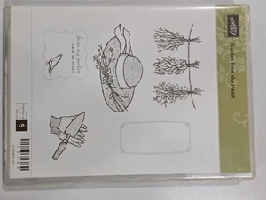 Stampin up Stempelset, Garten von Herzen, ausgemustert, neu - Bild 1 von 2