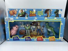 Disney Original Toy Story Action Figures Gift Set - Hamm, Buzz, Woody, Rex 1995