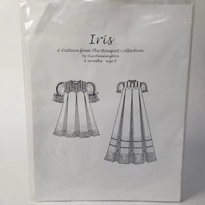 *OOP/VHTF* Un modello della collezione Bouquet di Sue Pennington "Iris" taglia 6-8 - Foto 1 di 3