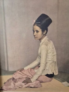 Gerald Kelly (1879-1972) „Princess Saw Ohn Nyun“ Kunstdruck 72,5x60 cm - Bild 1 von 11