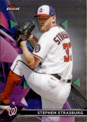 2021 Topps Finest Washington Nationals - Stephen Strasburg #51 - Image 1 of 2