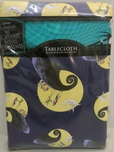 Disney ~Nightmare Before Christmas-Vinyl Tablecloth 60" x 84" Jack Skellington - Picture 1 of 2