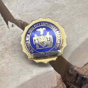 MEMBER RETIRED NEW YORK CITY EMPLOYEES ASSOCIATION - LAPEL PIN - NICE! - Picture 1 of 4