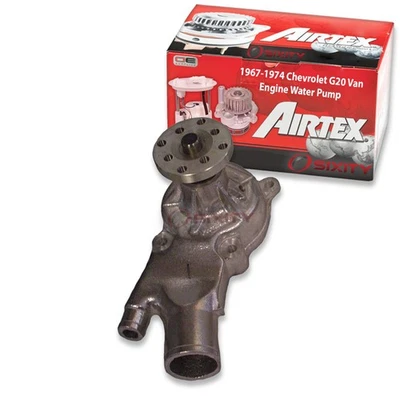 Водяной насос двигателя Airtex для фургона Chevrolet G20 1967-1974 годов выпуска 3,8 л 4,1 л L6 ne - Изображение 1 из 4