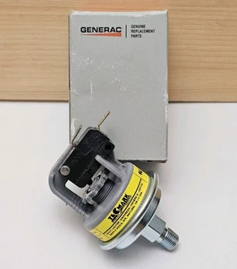 New Generac 0F3869 Gas Pressure Switch 5.2" Rise OEM - Fast Shipping! - Picture 1 of 6