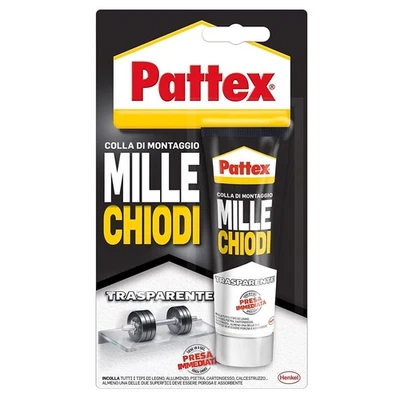 Pattex Colla Millechiodi Trasparente 40g - Adesivo per Contatto - Immagine 1 di 4
