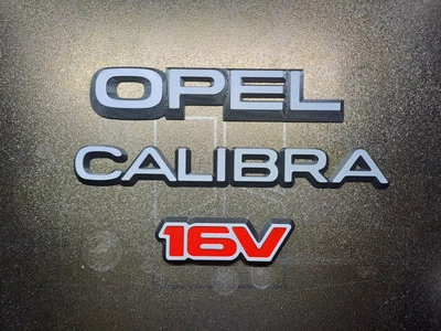 PACK Opel Calibra 16V emblem 3D / PACK emblemas Opel Calibra 16V en 3D - Image 1 of 4