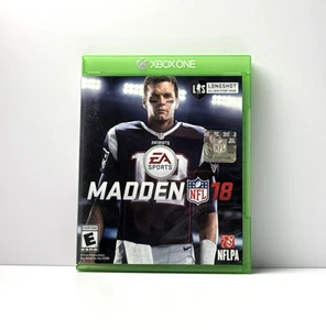 Madden NFL 18 Microsoft Xbox One VGC Mint Disc CIB Complete Tested Free Shipping - Picture 1 of 5