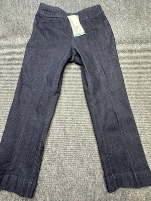 Soft Surroundings Pants Womens PXS Petite Super Stretch Denim Capri Slim-Sation - Image 1 of 4