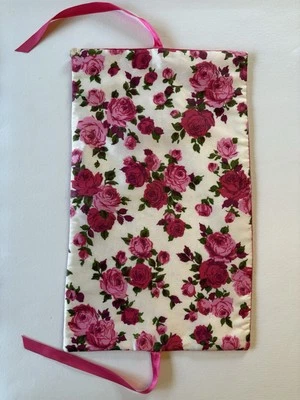 Bolsa de almacenamiento de lencería de viaje vintage bolsa para medias* corbata de cinta con estampado floral satinado Foto 1 de 4