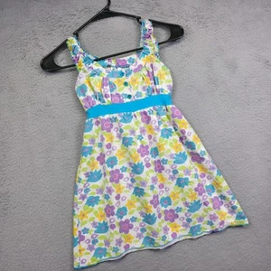 Vintage Bubly Sundress Girls 6 Blue Hippie Photoshot Special Occasion Pastel - Picture 1 of 13