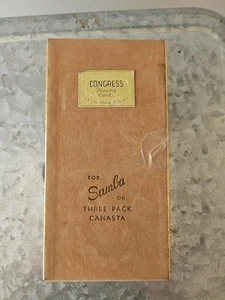 Vintage Kongress 3 Deck Spielkarten für Samba oder Canasta - Bild 1 von 3