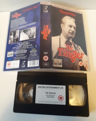THE TINGLER 1959 VINCENT PRICE WILLIAM CASTLE VHS video cassette PAL  small box - Image 1 of 2