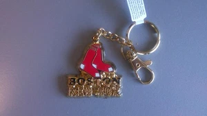 MLB Metal Keychain Boston Red Sox Team Color - Picture 1 of 1