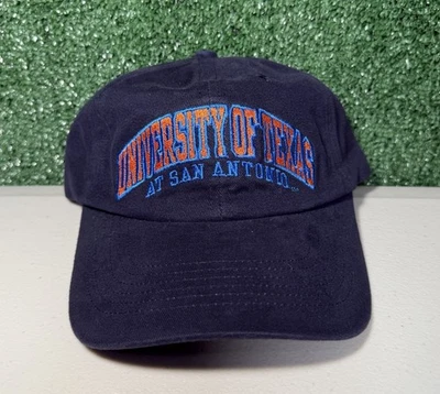 Sombrero Campeón Universidad de Texas San Antonio Roadrunners UTSA Azul Marino De Colección OSFM Foto 1 de 4