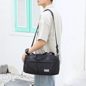 Shoe Compartment Fitness Shoulder Bag Waterproof Swimming Tote Bag Training - Picture 1 of 16