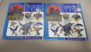 Lote De 2 Pegatinas De Colección Mello Smello Batman & Robin Serie Coleccionistas 1994 Nuevas - Imagen 1 de 5
