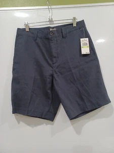 NWT Michael Kors Men's Sz 30 Navy Linen/cotton Casual Shorts - Picture 1 of 11