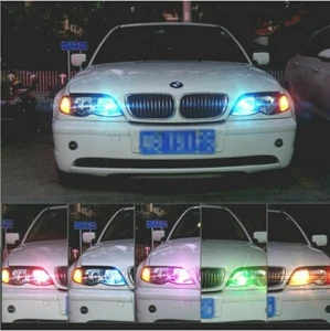 6er Pack - RGB Fernbedienung Auto LED Licht T10 5050 6SMD bunte Lichtkuppel - Bild 1 von 10