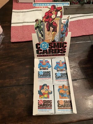 (1) Paquete sellado 1991 DC Comics tarjetas coleccionables cósmicas - ¡12 cartas! - Impel Foto 1 de 4
