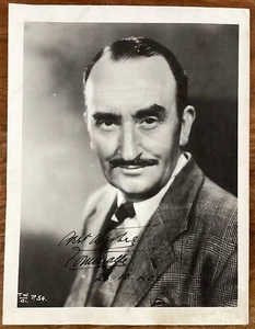 Tom Walls signed inscribed and dated 1940 b/w 6.5x8.25" photo - Picture 1 of 3