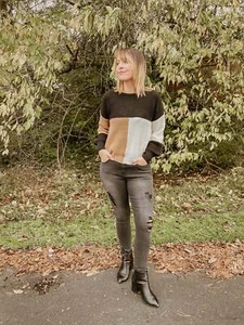 Cozy Striped Sweater - Picture 1 of 8