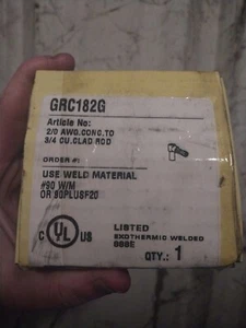 Erico Cadweld GRC182G Cable To Ground Rod Mold