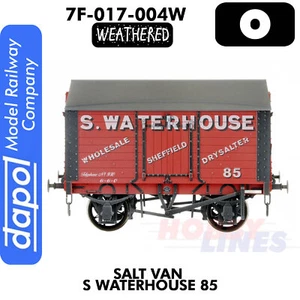 SALT VAN S Waterhouse 85 verwitterter Wagen 1:43,5 O Stärke Dapol 7F-018-004W - Bild 1 von 3