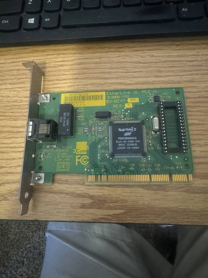 Tarjeta adaptadora de red EtherLink XL 10/100 PCI Ethernet 3Com - 3C905B-TX Foto 1 de 1