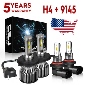 For Toyota Tacoma 2001-2015 Combo CSP LED Headlight Hi/Low+Fog Light Bulbs 6500K - Picture 1 of 14