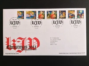 GB QEII 2011 Christmas Set on Typed Address First Day Cover Tallents House S/H/S - Picture 1 of 1