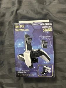 Controller Charger Dual Type-C Charging Stand Station Dock PS5 Controller new - Picture 1 of 1