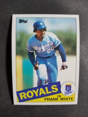 1985 Topps FRANK WHITE card # 743  [card 10] - Image 1 of 2