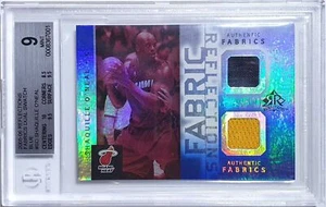 2005 Upper Deck Shaquille O'Neal #PATCH BLUE /25 Game Jerseys - PSA 9 (POP 1) - Picture 1 of 5