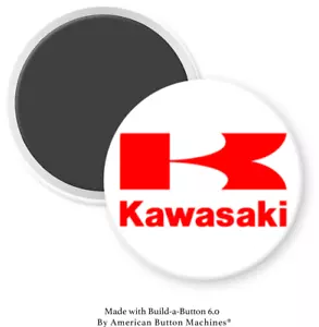 Kawasaki 2,25" magnetische Rückseite Button Badge - Bild 1 von 1
