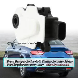 NEW Front Bumper Active Grill Shutter Actuator Motor For Chrysler 200 2015-2017 - Picture 1 of 12